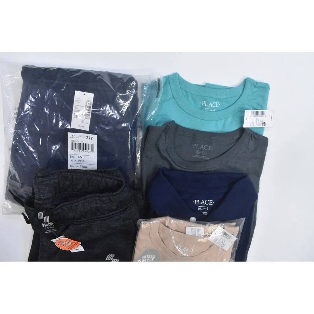 The Childrens Place Bulk Lot Of 10 Boys Size Large 10/12 Mix Season Tops Bottoms